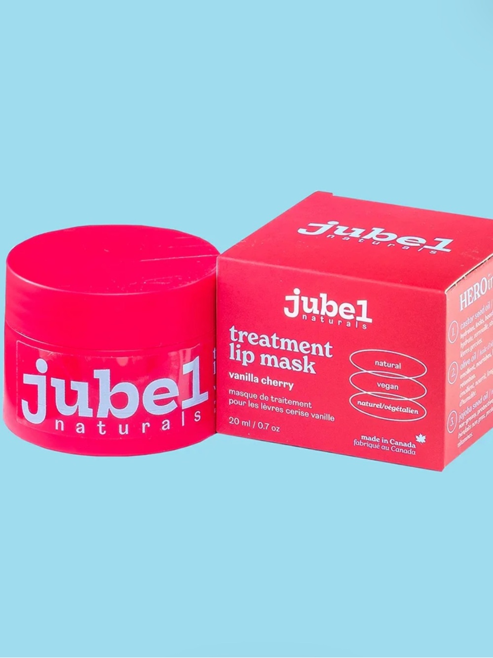 JUBEL Vanilla Cherry Lip Mask 20g BRAND NEW IN BOX